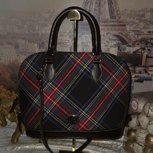 Dooney & Bourke Tartan Dome Satchel